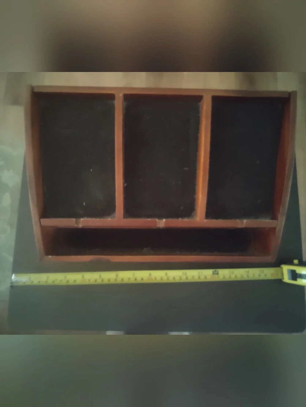 Wooden Wall Organizer Shelf - Brown